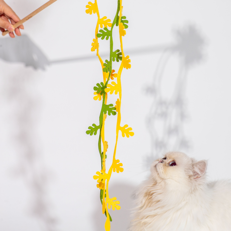 Nature-Themed Cat Teasers Wands (Set of 3)